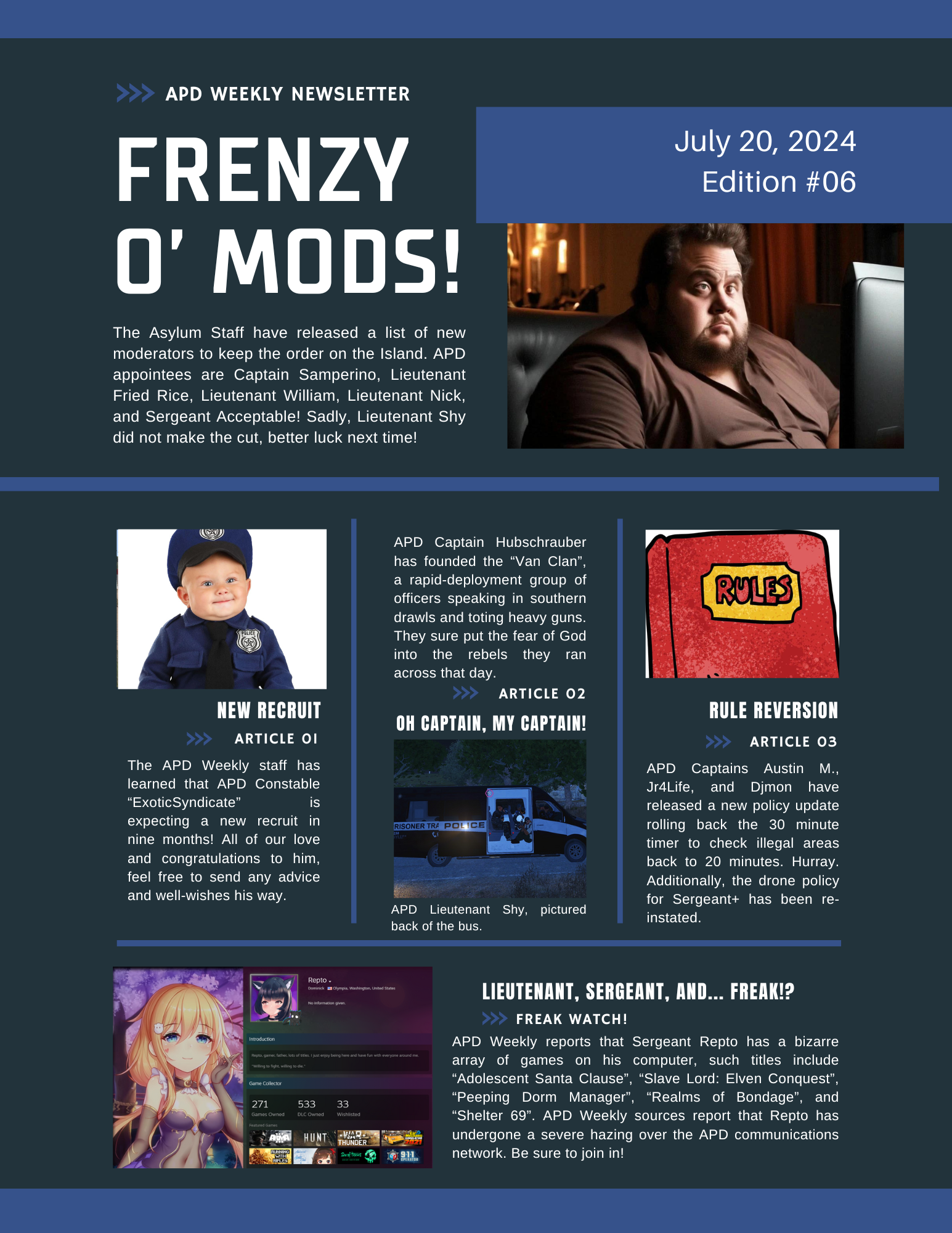 APD Weekly Issue 06 original newsletter image