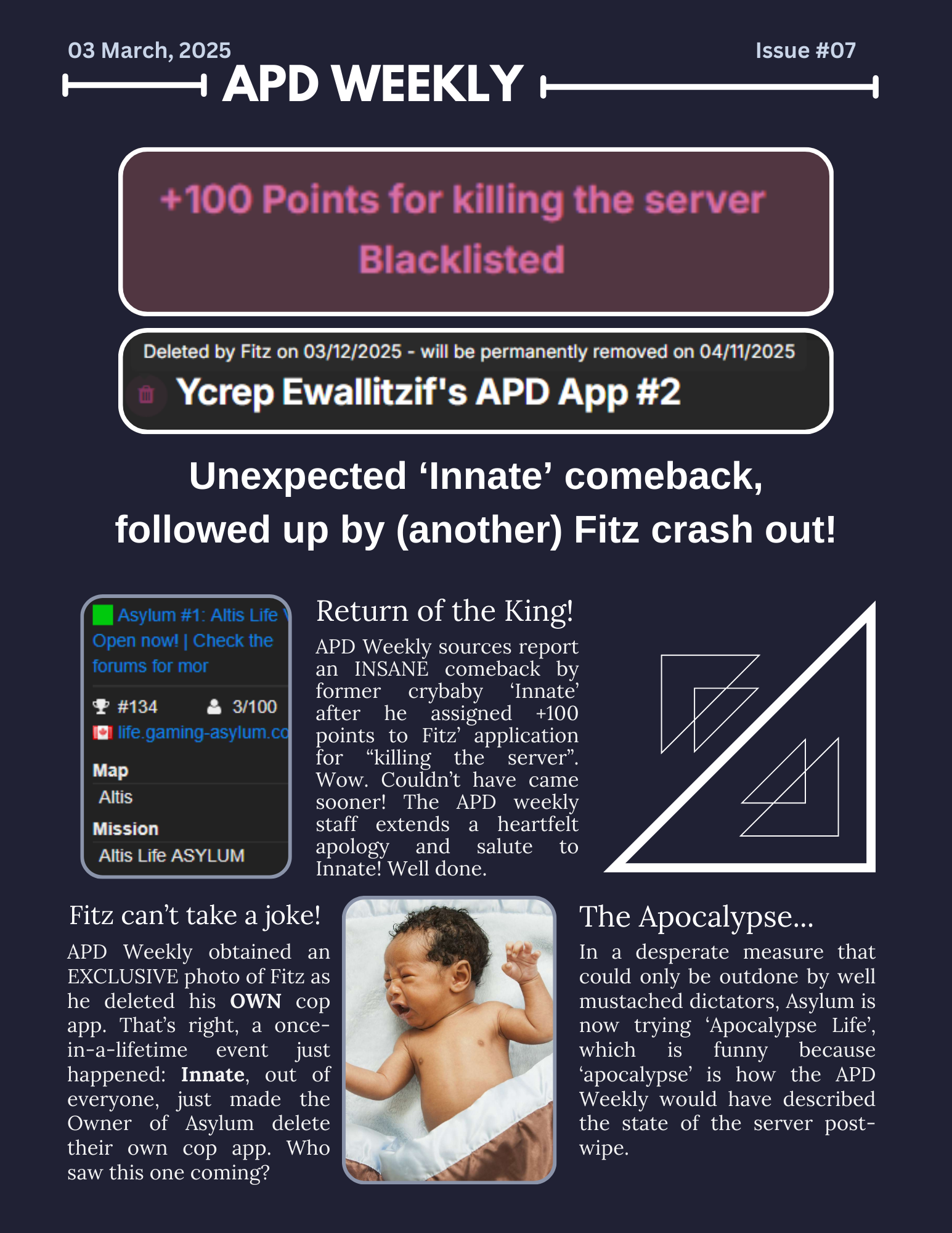 APD Weekly Issue 07 original newsletter image